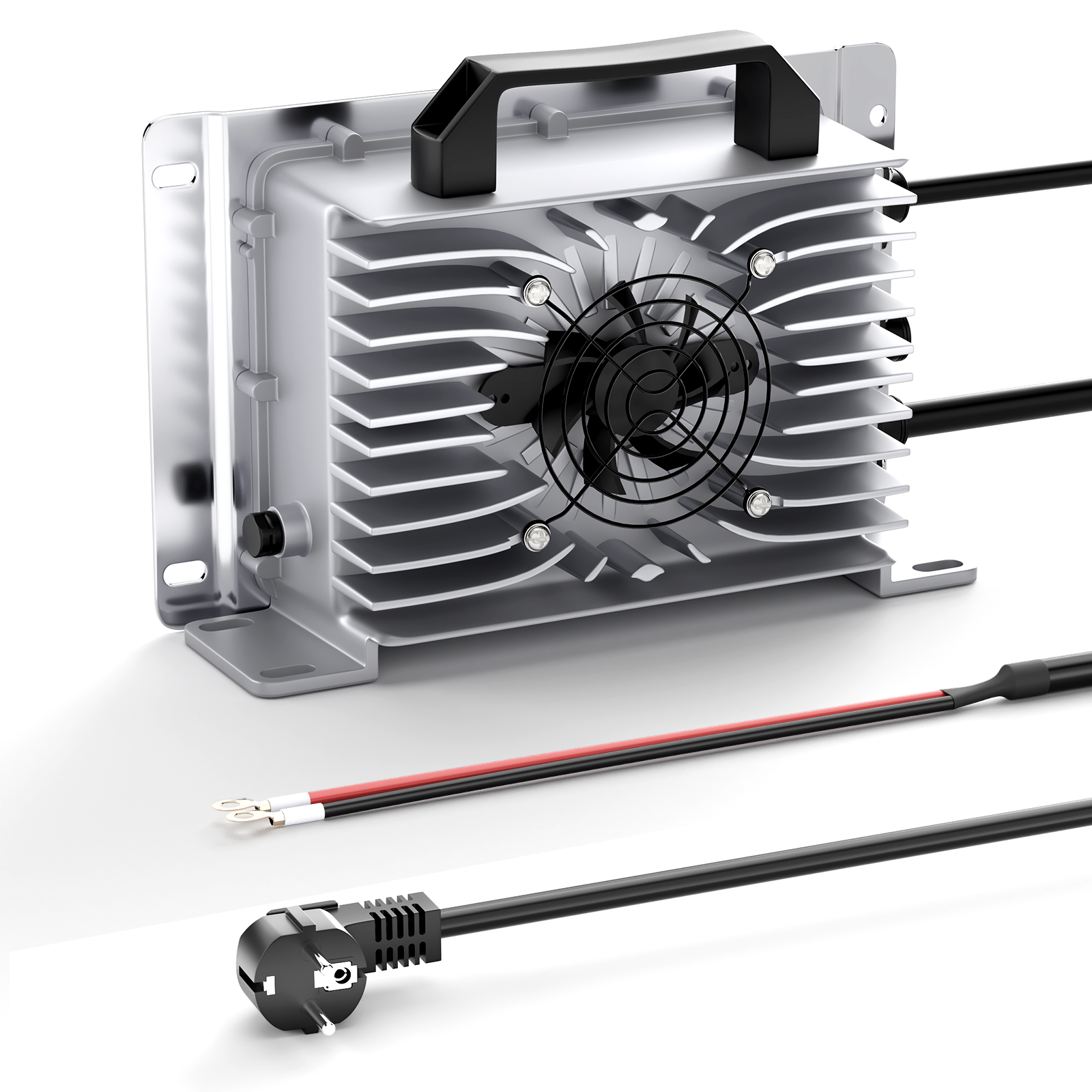 Suraziki 67,2 V 30 A Lithium-Batterieladegerät für 59,2 V 60 V 16S Batterie, IP65 wasserdichtes Ladegerät für Elektrofahrzeuge, E-Bikes und Roller