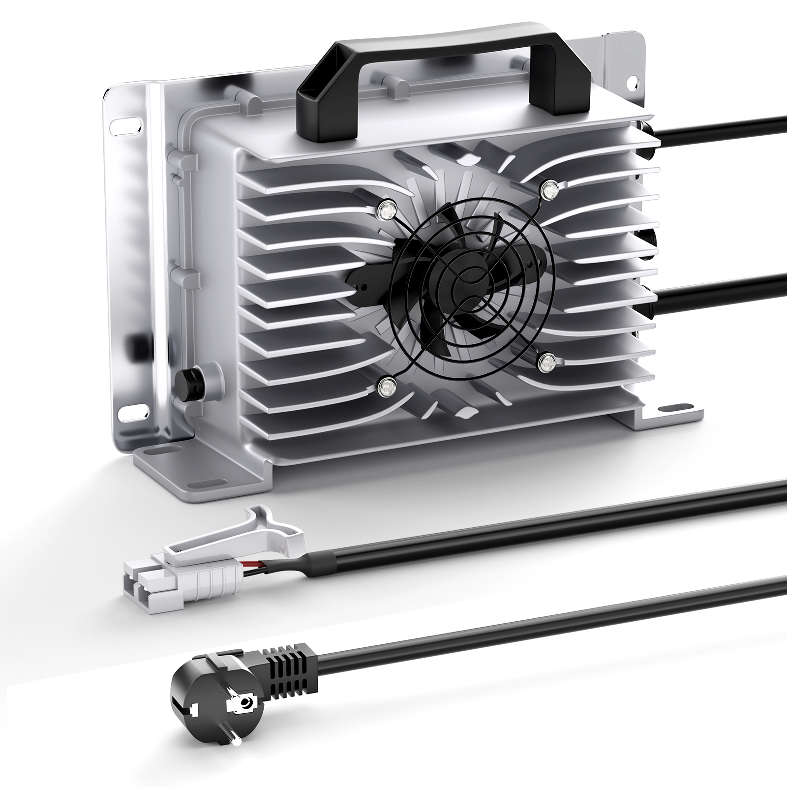 Suraziki 75,6 V 25 A Lithium-Batterieladegerät für 66,6 V 18S Batterie, IP65 wasserdichtes Ladegerät für Elektrofahrzeuge, E-Bikes und Roller