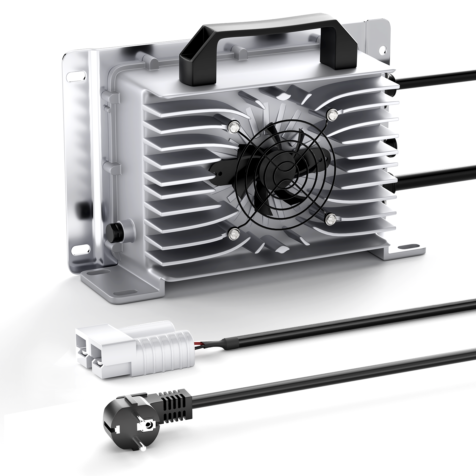 Suraziki 73V 25A Lithium-Lifepo4 Batterie Ladegerät für 64V 60V 20S Batterie, wasserdicht, 0-V-BMS-Aktivierungsladegerät für Wohnmobile, Boote, Golfwagen, Energiespeichersystem